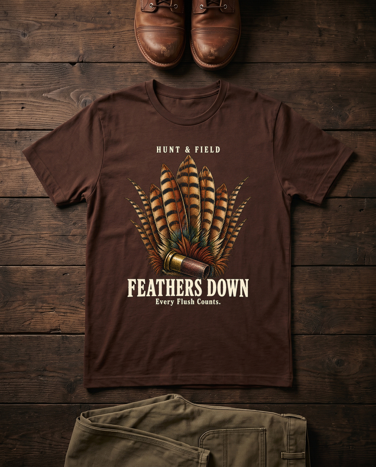 Feathers Down T-Shirt