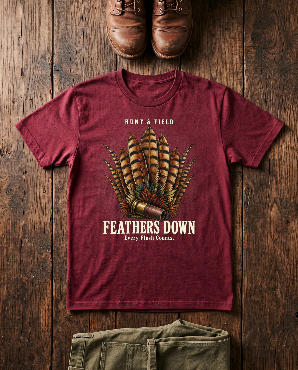 Feathers Down T-Shirt